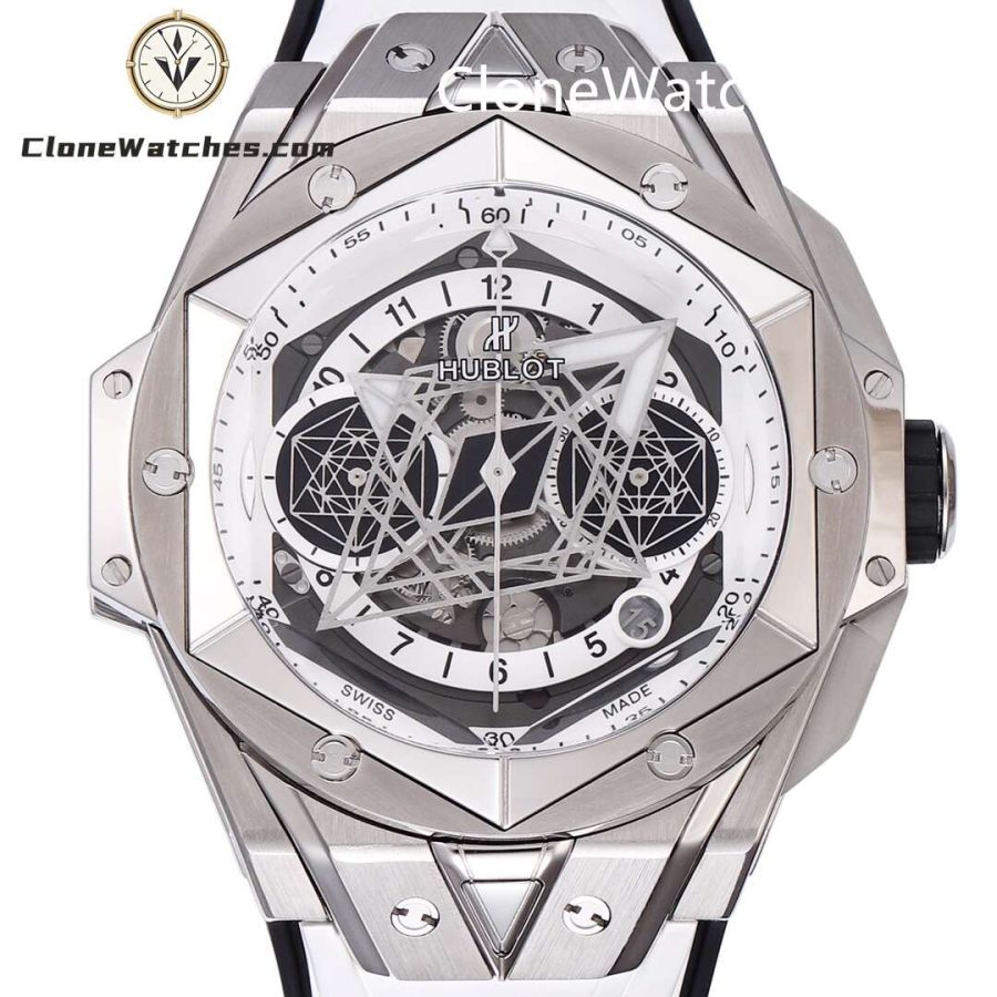 Hublot Super Clone Watches 1:1 Big Bang Unico Sang Bleu II 45MM TITANIUM WHITE 418.NX.2001.RX.MXM20 - Image 2