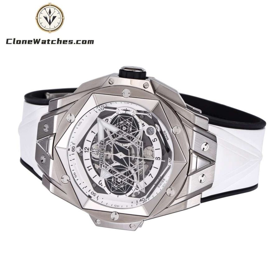 Hublot Super Clone Watches 1:1 Big Bang Unico Sang Bleu II 45MM TITANIUM WHITE 418.NX.2001.RX.MXM20 - Image 6