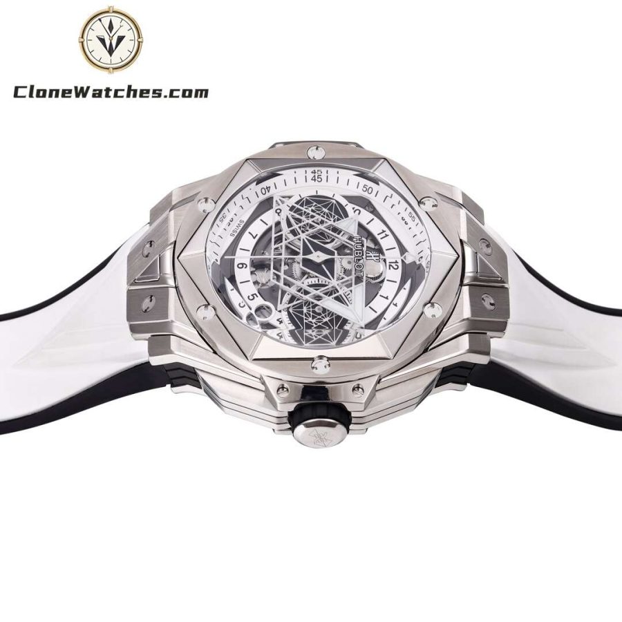 Hublot Super Clone Watches 1:1 Big Bang Unico Sang Bleu II 45MM TITANIUM WHITE 418.NX.2001.RX.MXM20 - Image 7