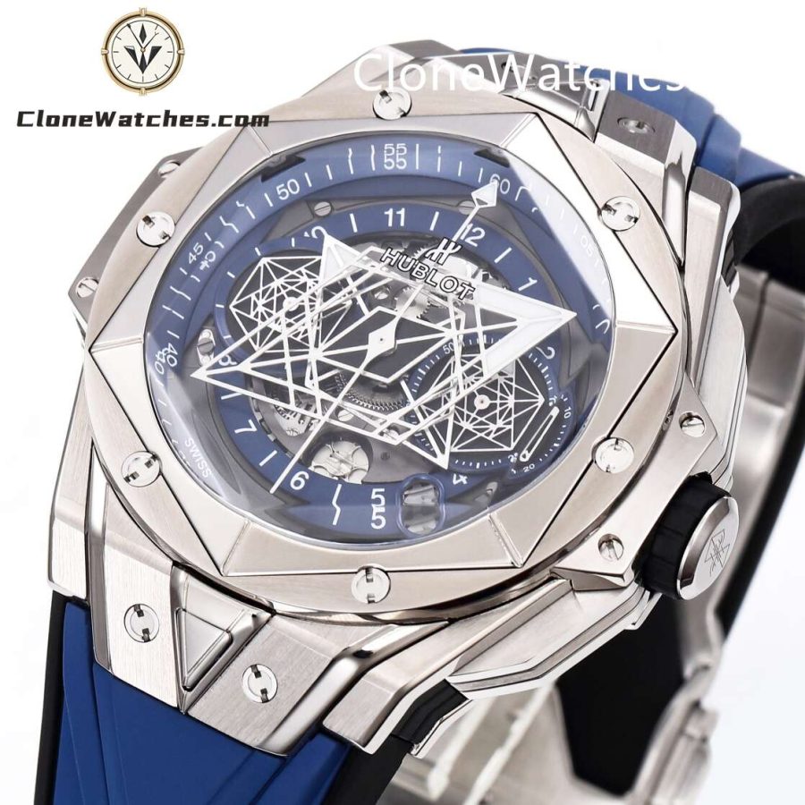 Hublot Super Clone Watches 1:1 Big Bang Unico Sang Bleu II 45MM  418.NX.5107.RX.MXM20 - Image 4