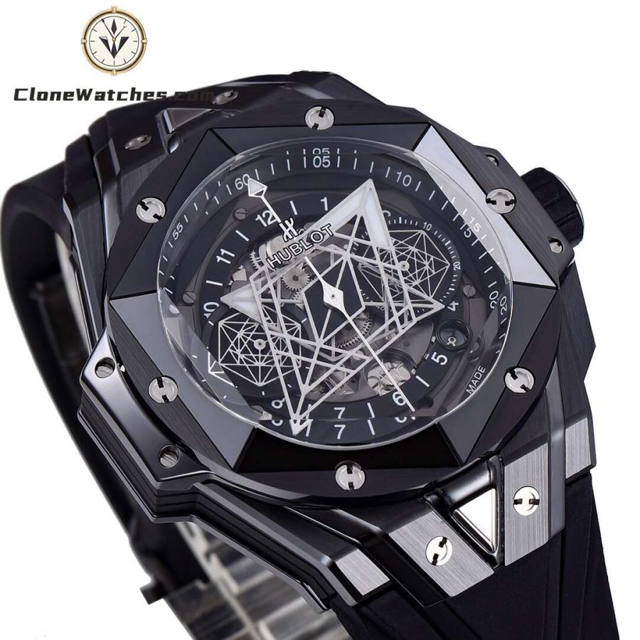 Hublot Super Clone Watches 1:1 Big Bang Unico Sang Bleu II 45MM 418.CX.1114.RX.MXM20 - Image 5