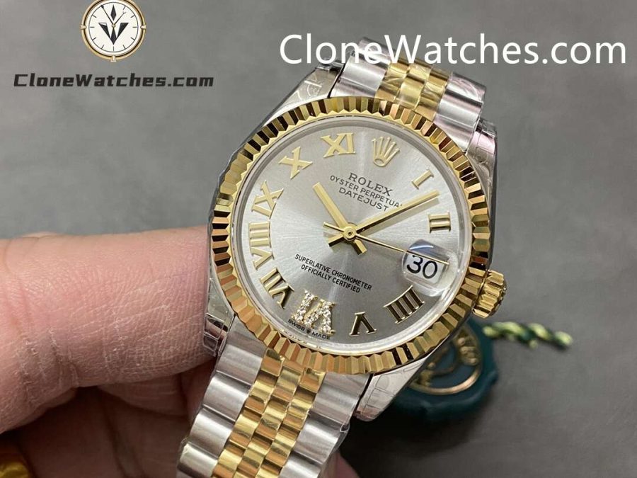 Rolex Super Clone Watches 1:1 DateJust m278273-0004 Jubilee 31MM 2236 Movement - Image 3