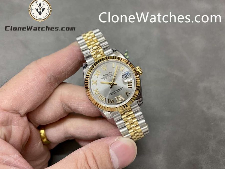 Rolex Super Clone Watches 1:1 DateJust m278273-0004 Jubilee 31MM 2236 Movement - Image 4