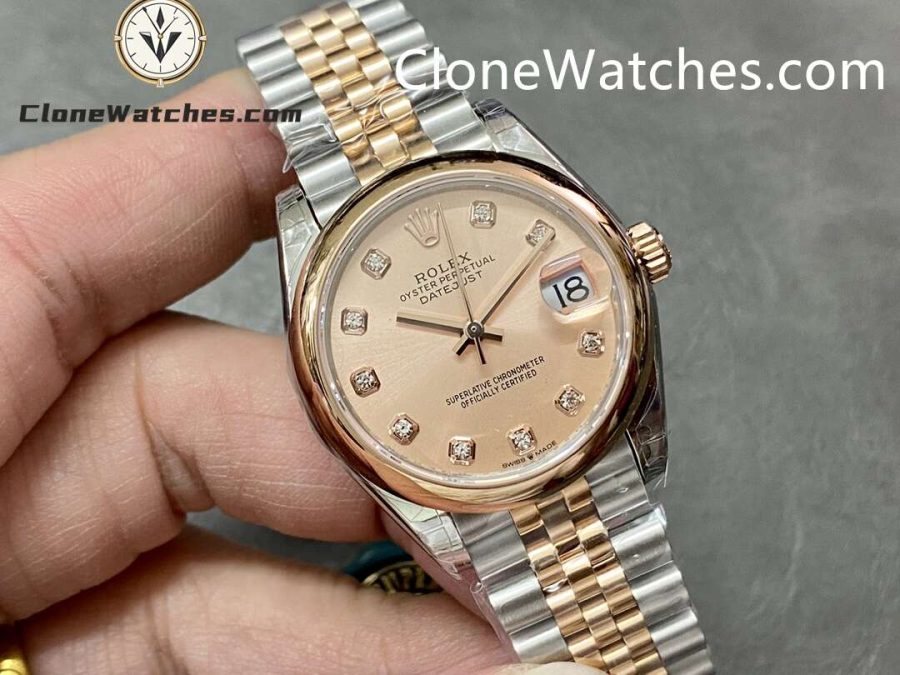 Rolex Super Clone Watches 1:1 DateJust m278241-0024 Jubilee 31MM 2236 Movement - Image 2