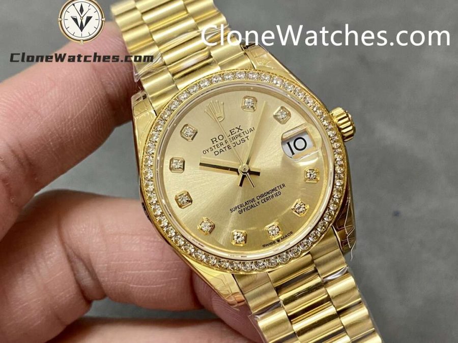 Rolex Super Clone Watches 1:1 DateJust m278288rbr-0005 President 31MM 2236 Movement - Image 3