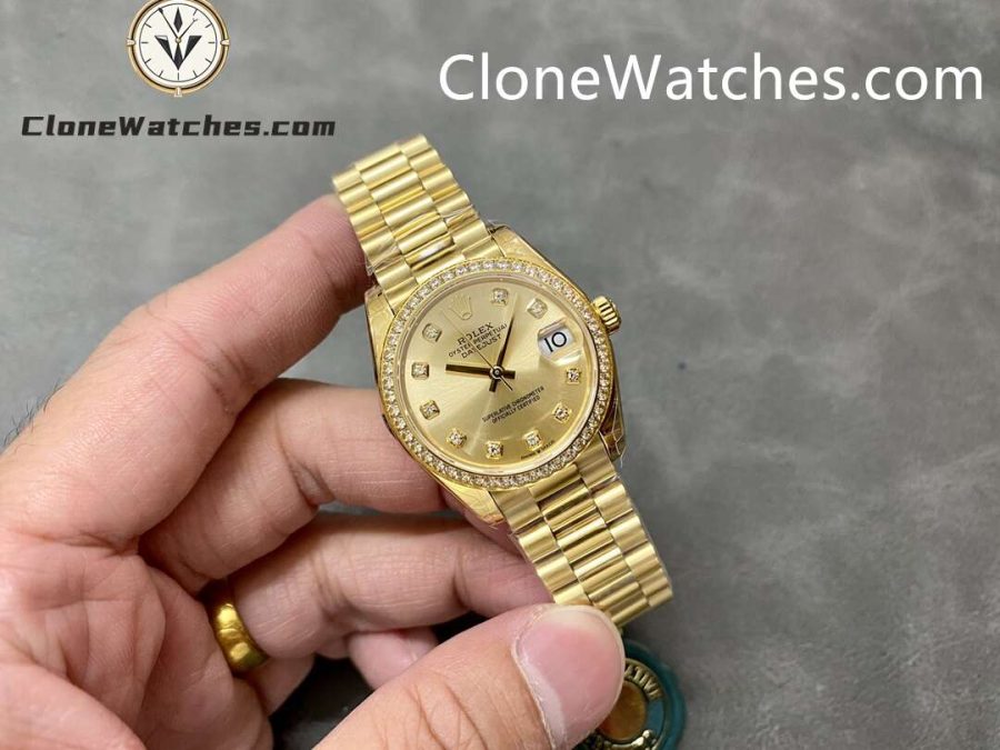 Rolex Super Clone Watches 1:1 DateJust m278288rbr-0005 President 31MM 2236 Movement - Image 4