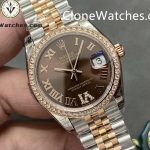 Rolex Super Clone Watches 1:1 DateJust m278381rbr-0006 Jubilee 31MM 2236 Movement - Image 2