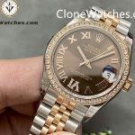 Rolex Super Clone Watches 1:1 DateJust m278381rbr-0006 Jubilee 31MM 2236 Movement - Image 3
