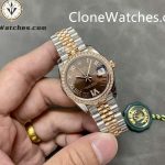 Rolex Super Clone Watches 1:1 DateJust m278381rbr-0006 Jubilee 31MM 2236 Movement - Image 4