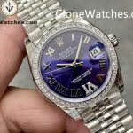 Rolex Super Clone Watches 1:1 DateJust m278384rbr-0030 Jubilee 31MM 2236 Movement - Image 2