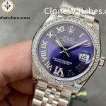 Rolex Super Clone Watches 1:1 DateJust m278384rbr-0030 Jubilee 31MM 2236 Movement - Image 3