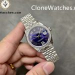 Rolex Super Clone Watches 1:1 DateJust m278384rbr-0030 Jubilee 31MM 2236 Movement - Image 4