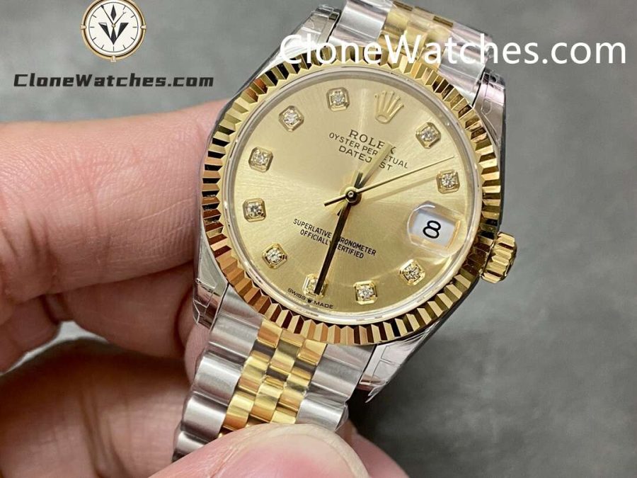 Rolex Super Clone Watches 1:1 DateJust m278273-0026 Jubilee 31MM 2236 Movement - Image 3