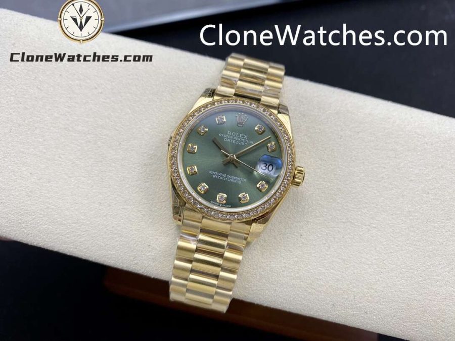 Rolex Super Clone Watches 1:1 DateJust m278288rbr-0007 President  31MM 2236 Movement - Image 4