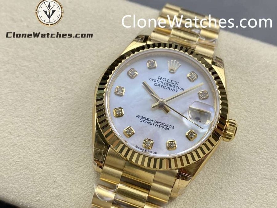 Rolex Super Clone Watches 1:1 DateJust m278278-0010 President  31MM 2236 Movement - Image 3