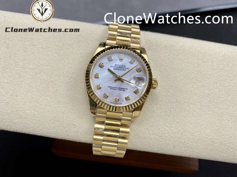 Rolex Super Clone Watches 1:1 DateJust m278278-0010 President  31MM 2236 Movement - Image 4