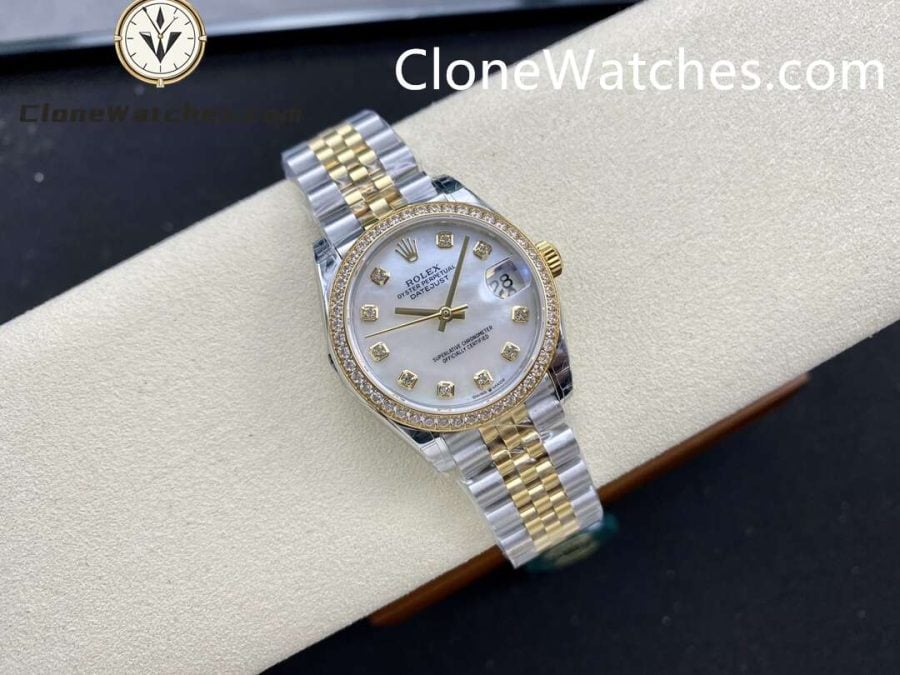 Rolex Super Clone Watches 1:1 DateJust m278383rbr-0028 Jubilee 31MM 2236 Movement - Image 4