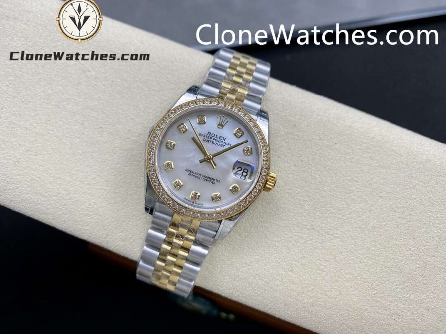 Rolex Super Clone Watches 1:1 DateJust m278383rbr-0028 Jubilee 31MM 2236 Movement - Image 5