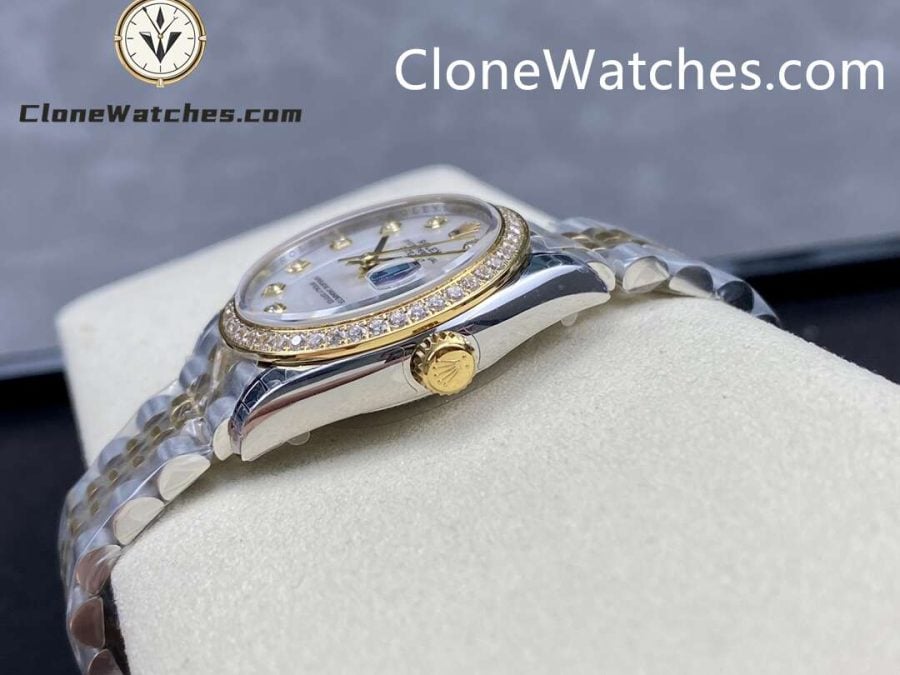 Rolex Super Clone Watches 1:1 DateJust m278383rbr-0028 Jubilee 31MM 2236 Movement - Image 6