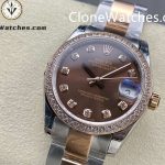 Rolex Super Clone Watches 1:1 DateJust m278381rbr-0027 Oyster 31MM 2236 Movement - Image 3