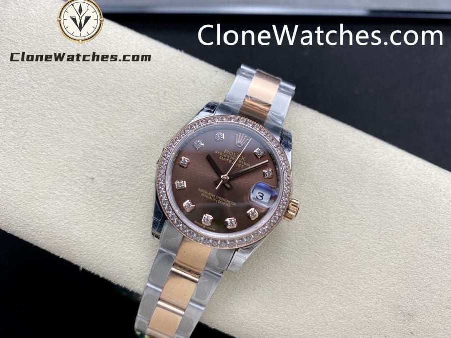 Rolex Super Clone Watches 1:1 DateJust m278381rbr-0027 Oyster 31MM 2236 Movement - Image 4