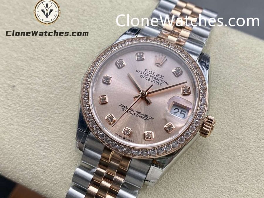 Rolex Super Clone Watches 1:1 DateJust m278381rbr-0024 Jubilee 31MM 2236 Movement - Image 3