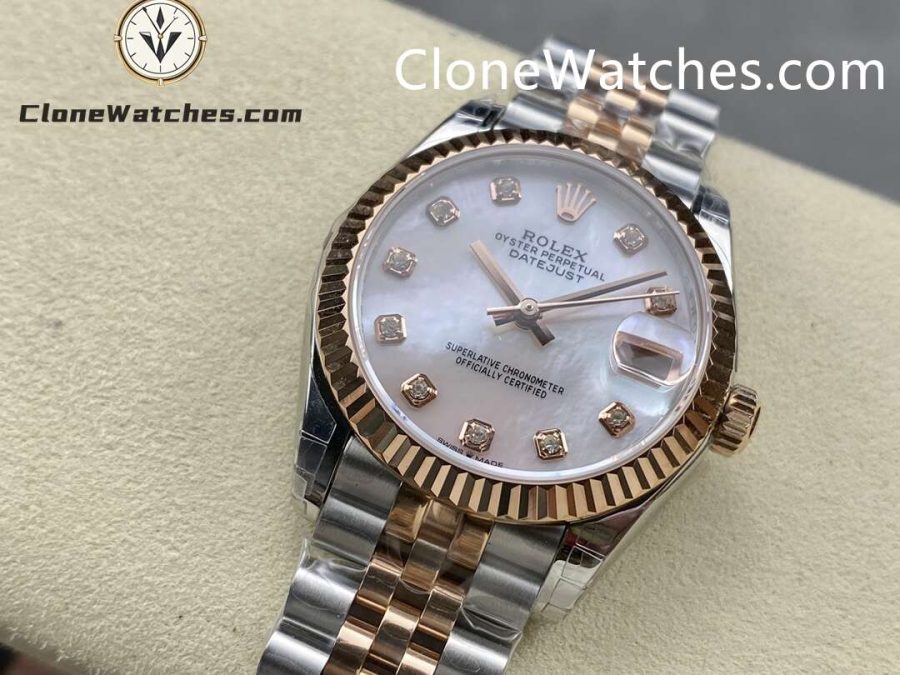 Rolex Super Clone Watches 1:1 DateJust m278271-0026 Jubilee 31MM 2236 Movement - Image 3