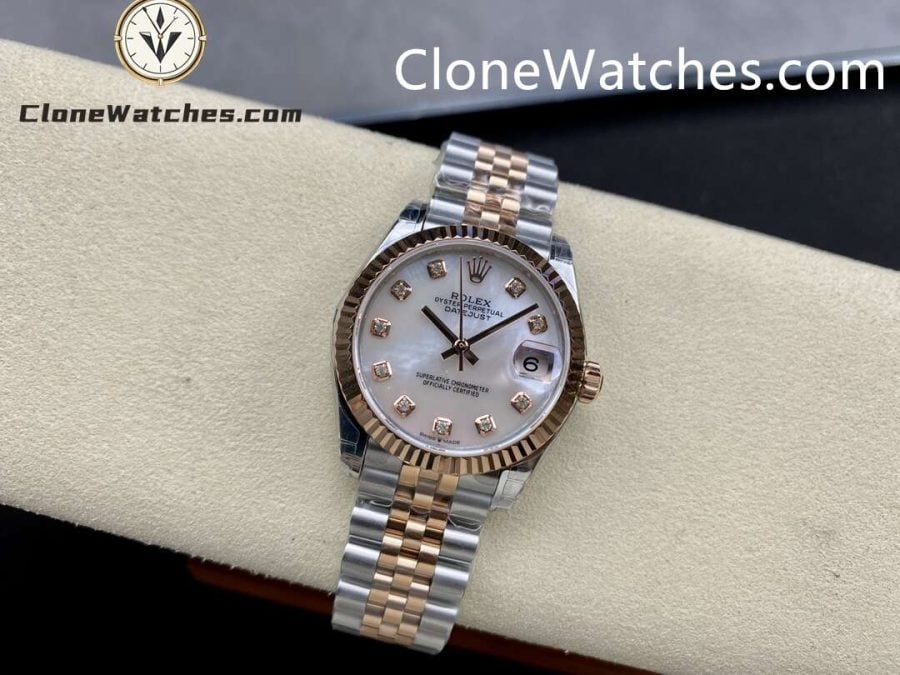 Rolex Super Clone Watches 1:1 DateJust m278271-0026 Jubilee 31MM 2236 Movement - Image 5