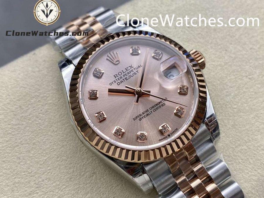 Rolex Super Clone Watches 1:1 DateJust m278271-0024 Jubilee 31MM 2236 Movement - Image 2