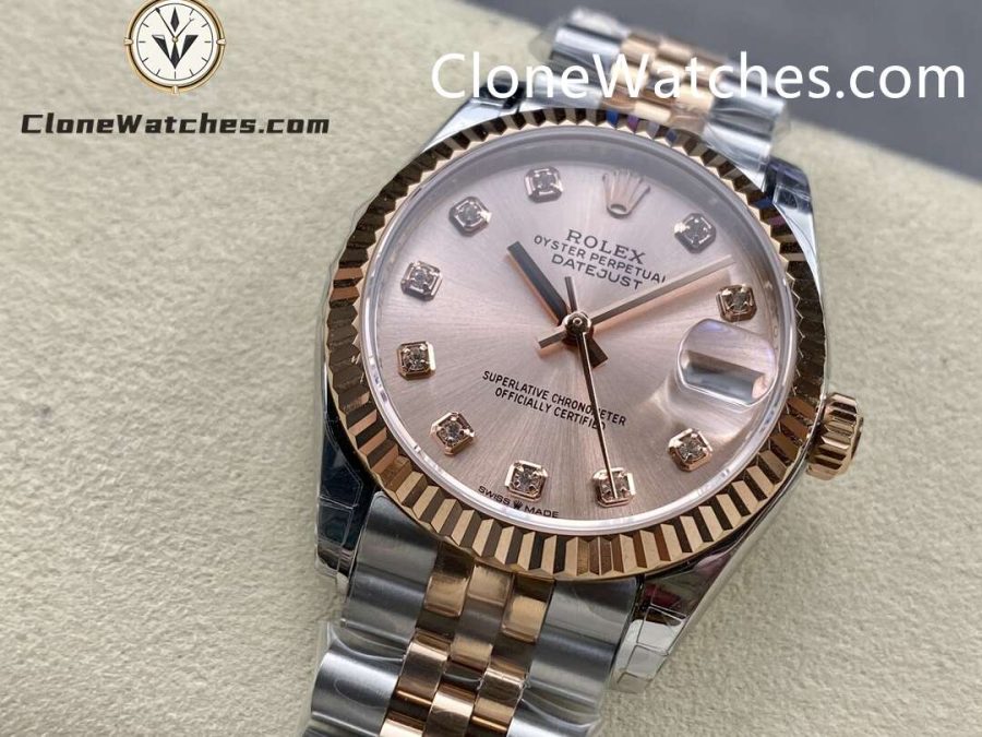 Rolex Super Clone Watches 1:1 DateJust m278271-0024 Jubilee 31MM 2236 Movement - Image 3