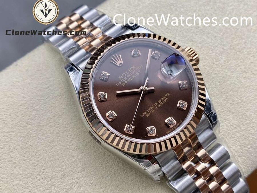 Rolex Super Clone Watches 1:1 DateJust m278271-0028 Jubilee 31MM 2236 Movement - Image 2