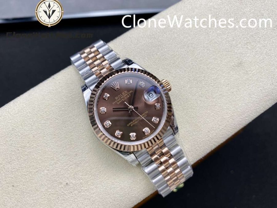 Rolex Super Clone Watches 1:1 DateJust m278271-0028 Jubilee 31MM 2236 Movement - Image 4