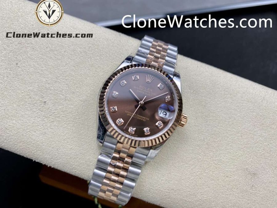 Rolex Super Clone Watches 1:1 DateJust m278271-0028 Jubilee 31MM 2236 Movement - Image 5