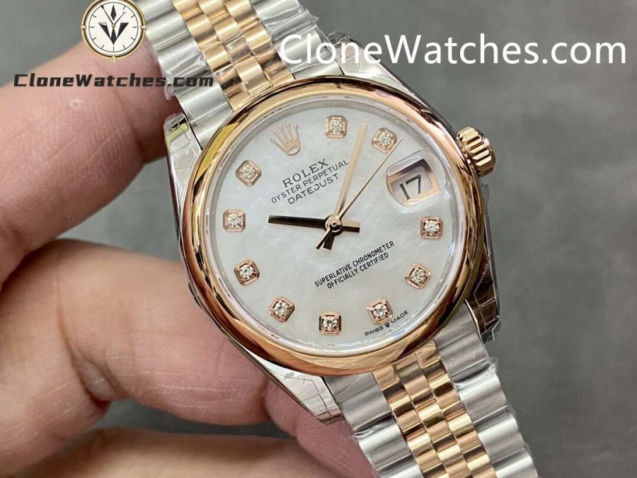 Rolex Super Clone Watches 1:1 DateJust m278243-0028 Jubilee 31MM 2236 Movement - Image 2