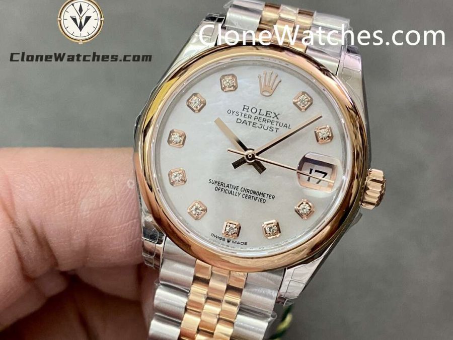 Rolex Super Clone Watches 1:1 DateJust m278243-0028 Jubilee 31MM 2236 Movement - Image 3