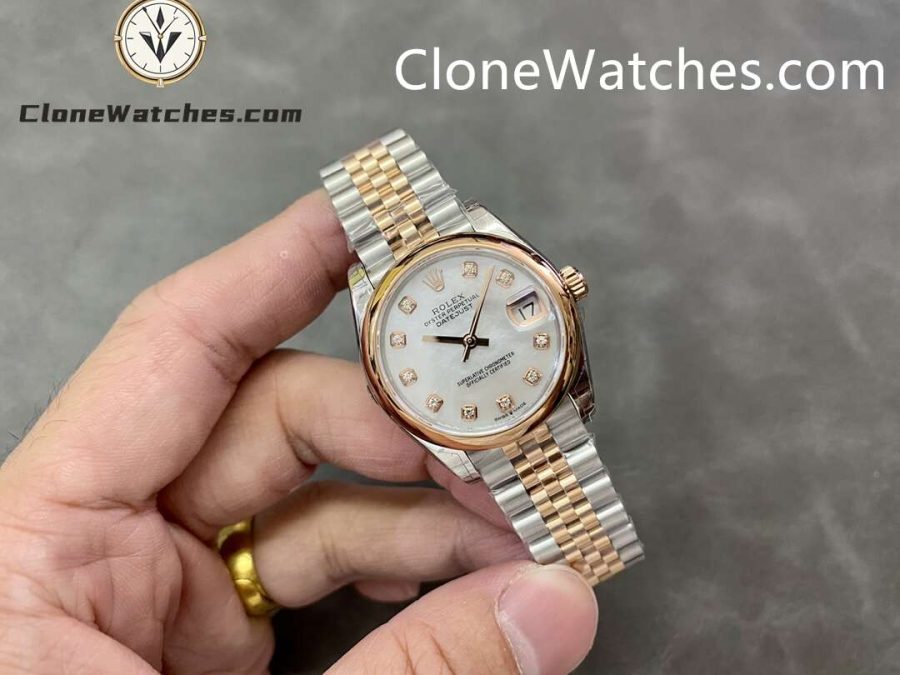 Rolex Super Clone Watches 1:1 DateJust m278243-0028 Jubilee 31MM 2236 Movement - Image 4