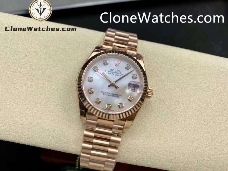 Rolex Super Clone Watches 1:1 DateJust m278275-0009 President 31MM 2236 Movement - Image 5