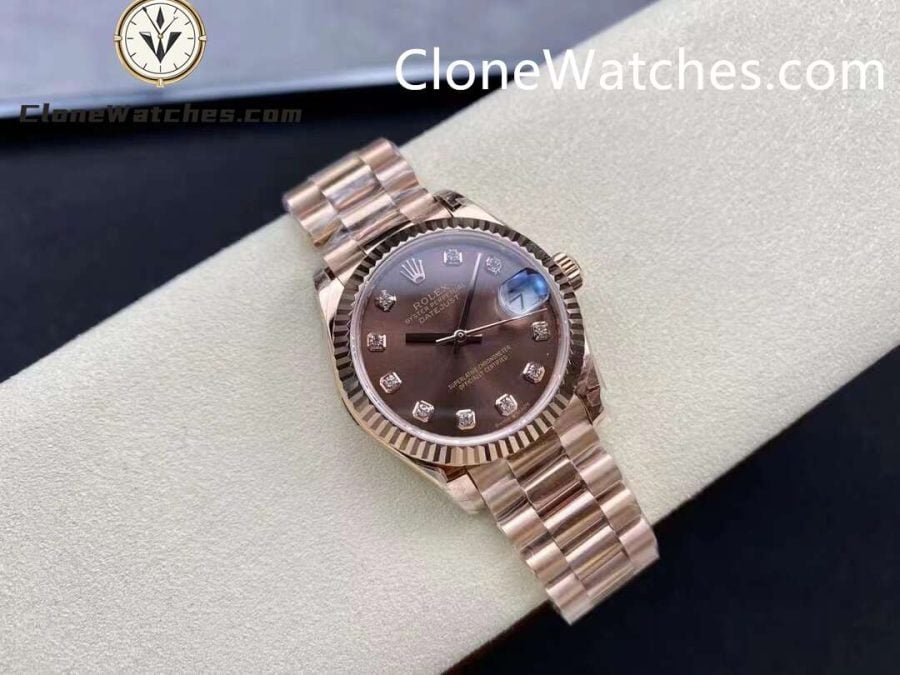 Rolex Super Clone Watches 1:1 DateJust m278275-0010 President 31MM 2236 Movement - Image 4