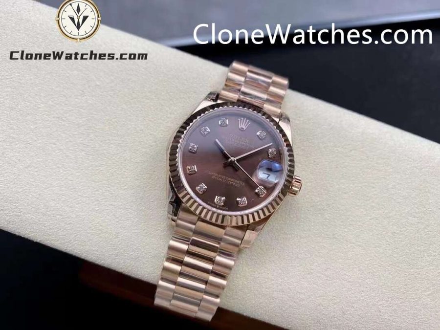 Rolex Super Clone Watches 1:1 DateJust m278275-0010 President 31MM 2236 Movement - Image 5