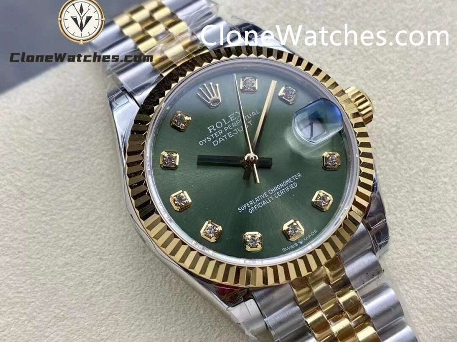 Rolex Super Clone Watches 1:1 DateJust m278273-0030 Jubilee 31MM 2236 Movement - Image 2