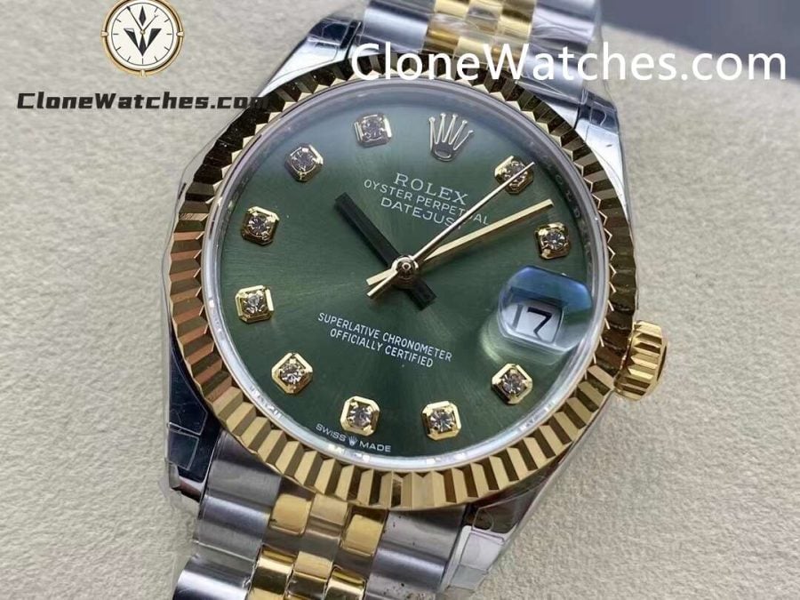 Rolex Super Clone Watches 1:1 DateJust m278273-0030 Jubilee 31MM 2236 Movement - Image 3