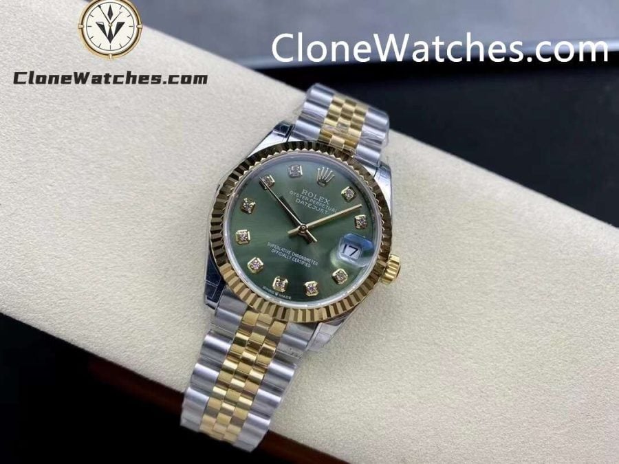 Rolex Super Clone Watches 1:1 DateJust m278273-0030 Jubilee 31MM 2236 Movement - Image 5