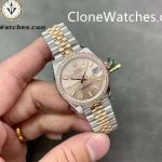 Rolex Super Clone Watches 1:1 DateJust m278381rbr-0010 Jubilee 31MM 2236 Movement - Image 4
