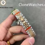 Rolex Super Clone Watches 1:1 DateJust m278381rbr-0010 Jubilee 31MM 2236 Movement - Image 8