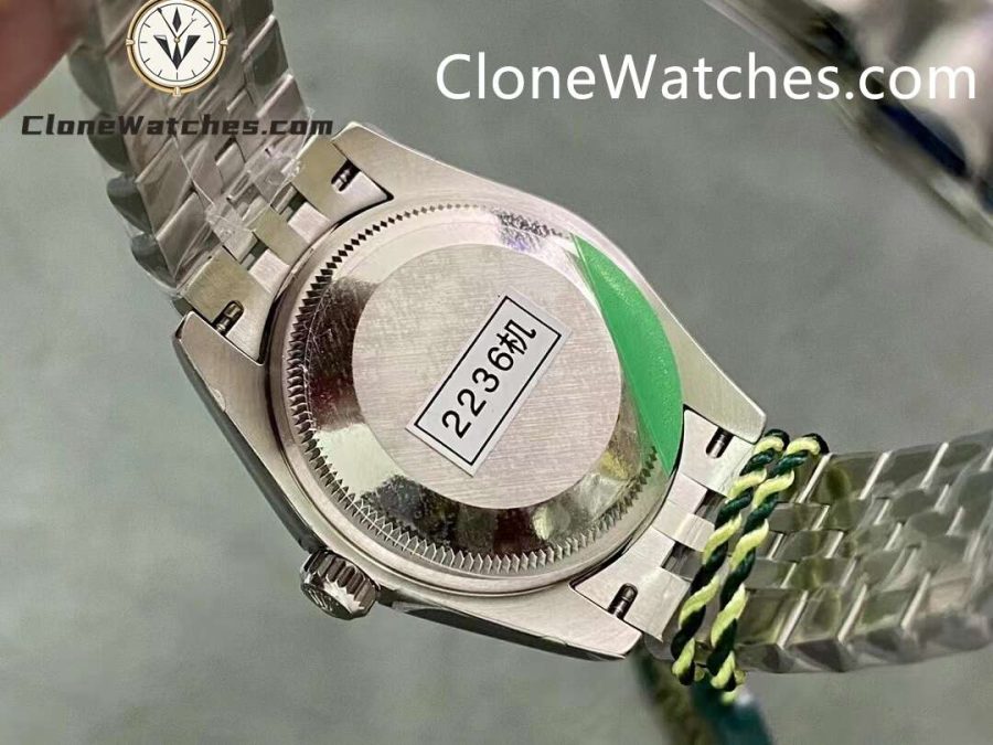 Rolex Super Clone Watches 1:1 DateJust Green Dial m278384rbr-0022 Jubilee 31MM 2236 Movement - Image 7