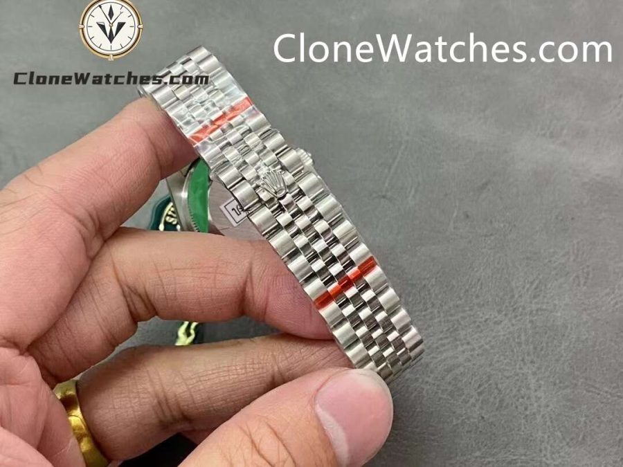 Rolex Super Clone Watches 1:1 DateJust Green Dial m278384rbr-0022 Jubilee 31MM 2236 Movement - Image 8