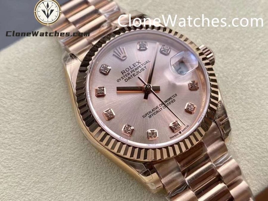 Rolex Super Clone Watches 1:1 DateJust m278275-0031 President 31MM 2236 Movement - Image 2