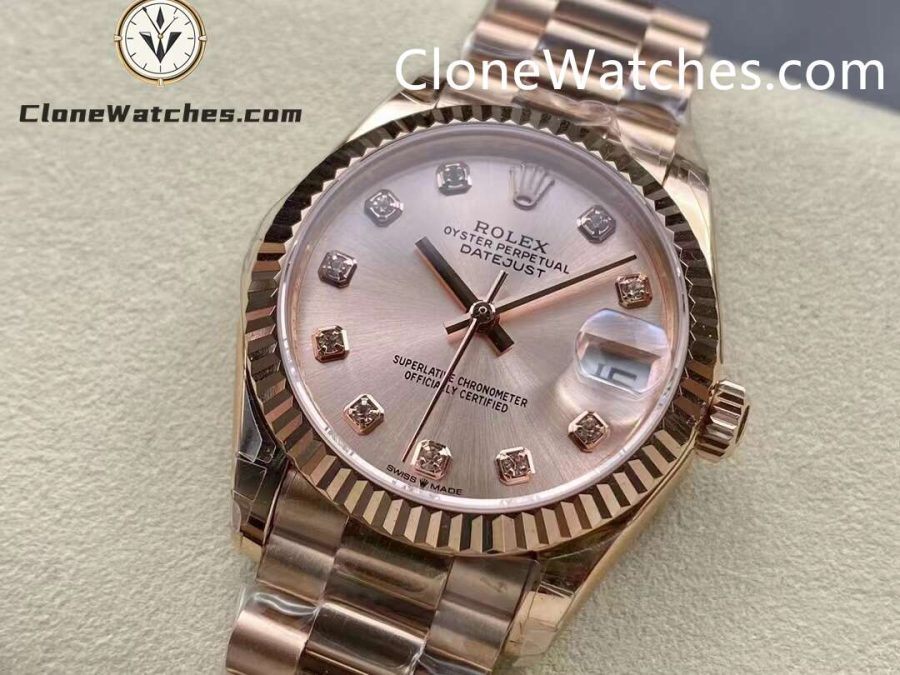 Rolex Super Clone Watches 1:1 DateJust m278275-0031 President 31MM 2236 Movement - Image 3