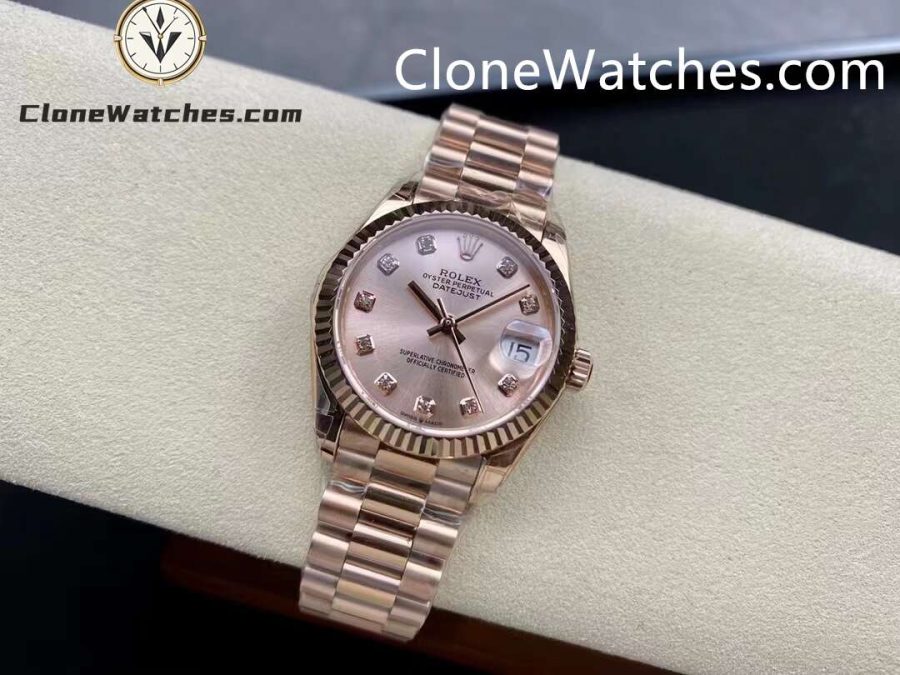 Rolex Super Clone Watches 1:1 DateJust m278275-0031 President 31MM 2236 Movement - Image 5