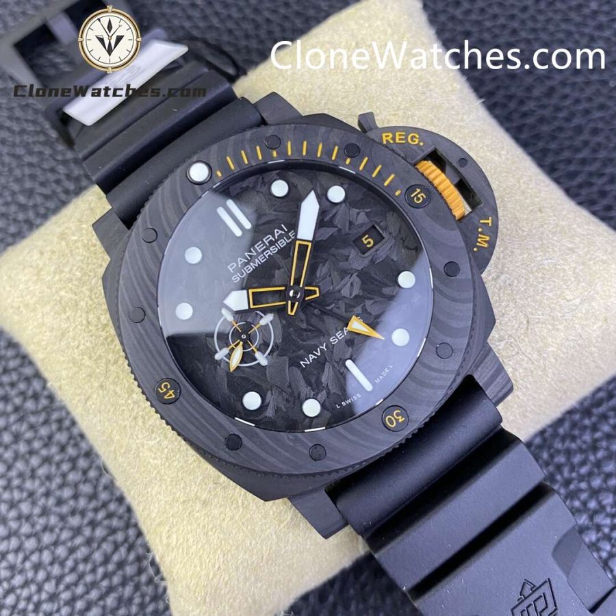 Panerai Super Clone Watches 1:1 Submersible GMT Carbotech™ PAM01324 44mm - Image 3